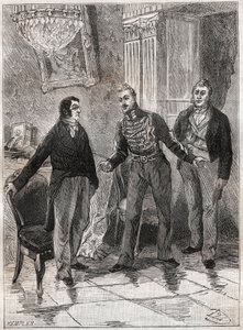 Julimonarchie - November 1834 - Adolphe Thiers (1797-1897) beim Herzog von Orléans Louis Philippe I. (1773-1850)