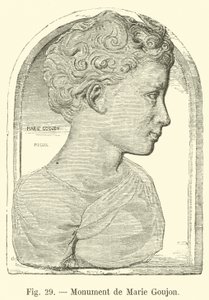 Monument von Marie Goujon von French School