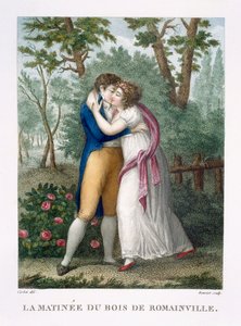 Morgen im Bois de Romainville, ca. 1816 von French School