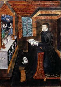 Trauerschrank mit Szenen aus dem Leben Christi und Attributen von Heinrich II. (1519-59) und Katharina von Medici (1519-89) (Detail)