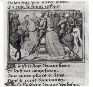 Ms.Fr.5054 fol.26 r Karl VII. und Jeanne d
