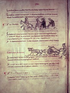 Ms 1175 f.156v Arbeiten, aus Vieil Rentier d