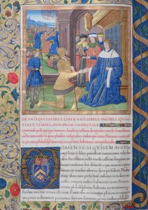Ms. 1581 f. 897v Illustration aus Buch XX (Von Fadus dem Prokurator bis Florus), Kapitel 1 der Antiquitates Judaicae von Flavius Josephus von French School