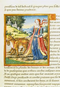Ms 17 Ceres, aus Vie des Femmes Celebres, um 1505