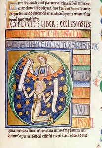 Ms 1 fol.235 Das Buch Kohelet, aus der Souvigny-Bibel
