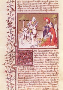 Und so zog er die Lanze aus dem sterbenden Ritter, aus dem Livre de Messire Lancelot du Lac