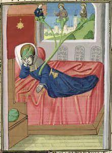 Der Baum Jesse, aus der Bibel von Jean XXII von French School