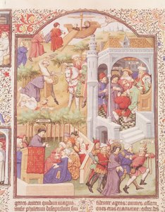Szenen aus dem Leben des Heiligen Jakobus des Älteren (gest. 44) aus dem Brevier des Herzogs von Bedford, ca. 1424-35