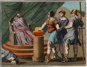 Mucius Scaevola vor Porsenna