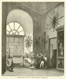 Marinemuseum im Louvre, Salle La Perouse, zweite Ansicht von French School