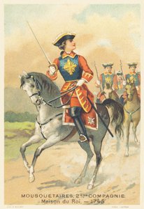 Musketiere, 2. Kompanie, Königshaus im Jahr 1745