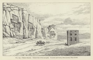 Naksh-i-Rustem, Gesamtansicht der Nekropole von French School