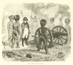 Napoleon in Montereau (Gravur) von French School