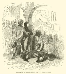 Napoleon in der Galerie der Konvention (Gravur) von French School
