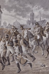 Napoleon mit seiner Armee