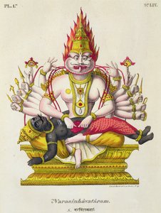 Narasimha, graviert von de Marlet