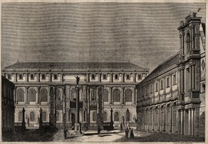 Nationale Kunsthochschule in Paris, Gravur von French School