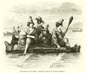 Navigation auf den Balsas (Gravur)