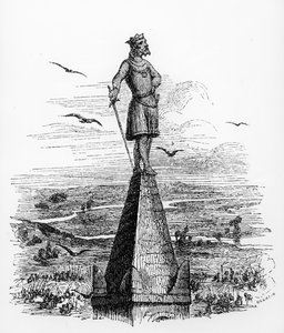 Nominoe, erster Herzog der Bretagne, Illustration aus La Bretagne Ancienne et Moderne von Pitre Chevalier, ca. 1840 von French School