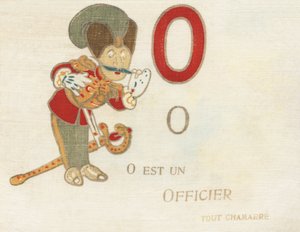 O ist ein Kampfoffizier. von French School