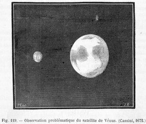 Beobachtung des Satelliten von Venus (Cassini)
