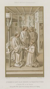Octavian de Saint Gelais präsentiert seine Übersetzung von Ovid