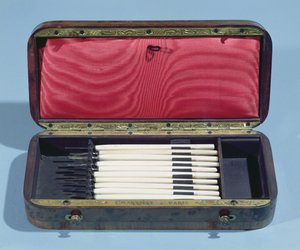 Augenarzt-Instrumentenkoffer, hergestellt von Charrière aus Paris