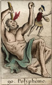 Odysseus (oder Ulysses) blendet den Zyklopen Polyphem, aus 