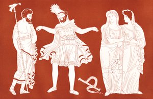 Ödipus mit Tiresias, aus 