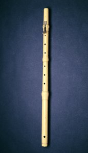 Einklappige Flöte, hergestellt von Naust, Paris, um 1725