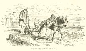 Eines der Ergebnisse des Krieges (Stich) von French School