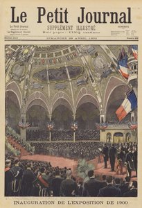 Eröffnung der Weltausstellung 1900 in Paris von French School