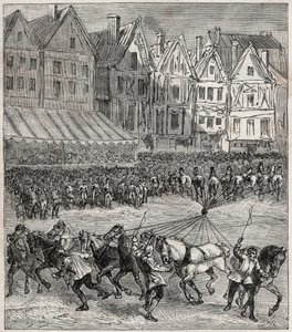 Otto von Guerickes Magdeburger Halbkugelversuch, der den atmosphärischen Druck demonstrierte