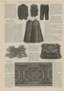 Seite aus La Mode Illustrée von French School