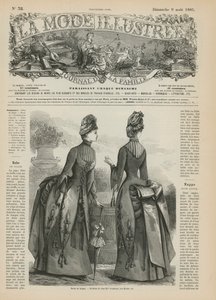 Seite aus La Mode Illustrée