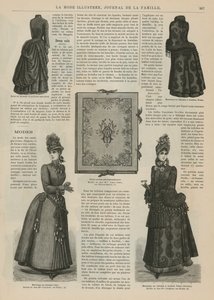 Seite aus La Mode Illustrée von French School