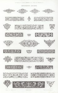 Seite aus Vignettes Typographiques von French School