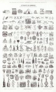 Seite aus Vignettes Typographiques von French School