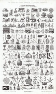 Seite aus Vignettes Typographiques von French School