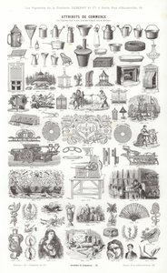 Seite aus Vignettes Typographiques von French School