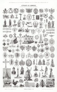 Seite aus Vignettes Typographiques von French School