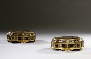 Paar Louis XIV Kästchen, ca. 1700-15