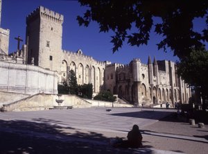 Palast der Päpste von Avignon von French School