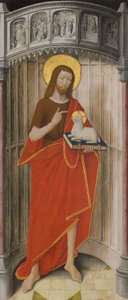 Tafeln vom Hochaltar der Kartause von Saint-Honoré, Thuison-les-Abbeville: Johannes der Täufer von French School