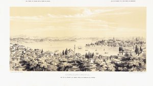 Panorama von Konstantinopel, mit zwei Ansichten von Buyukdere