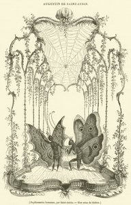 Menschliche Schmetterlinge von French School