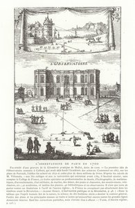 Pariser Observatorium im Jahr 1700 von French School