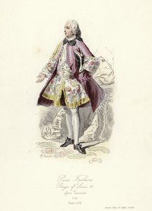 Pariser Mode, Regierungszeit von Ludwig XV. von French School