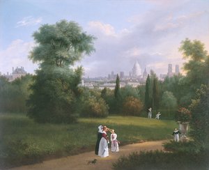Paris von der Folie-Beaujon, ca. 1830 von French School