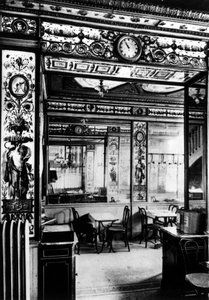 Paris, im Inneren des Cafés, das Grand Véfour von French School